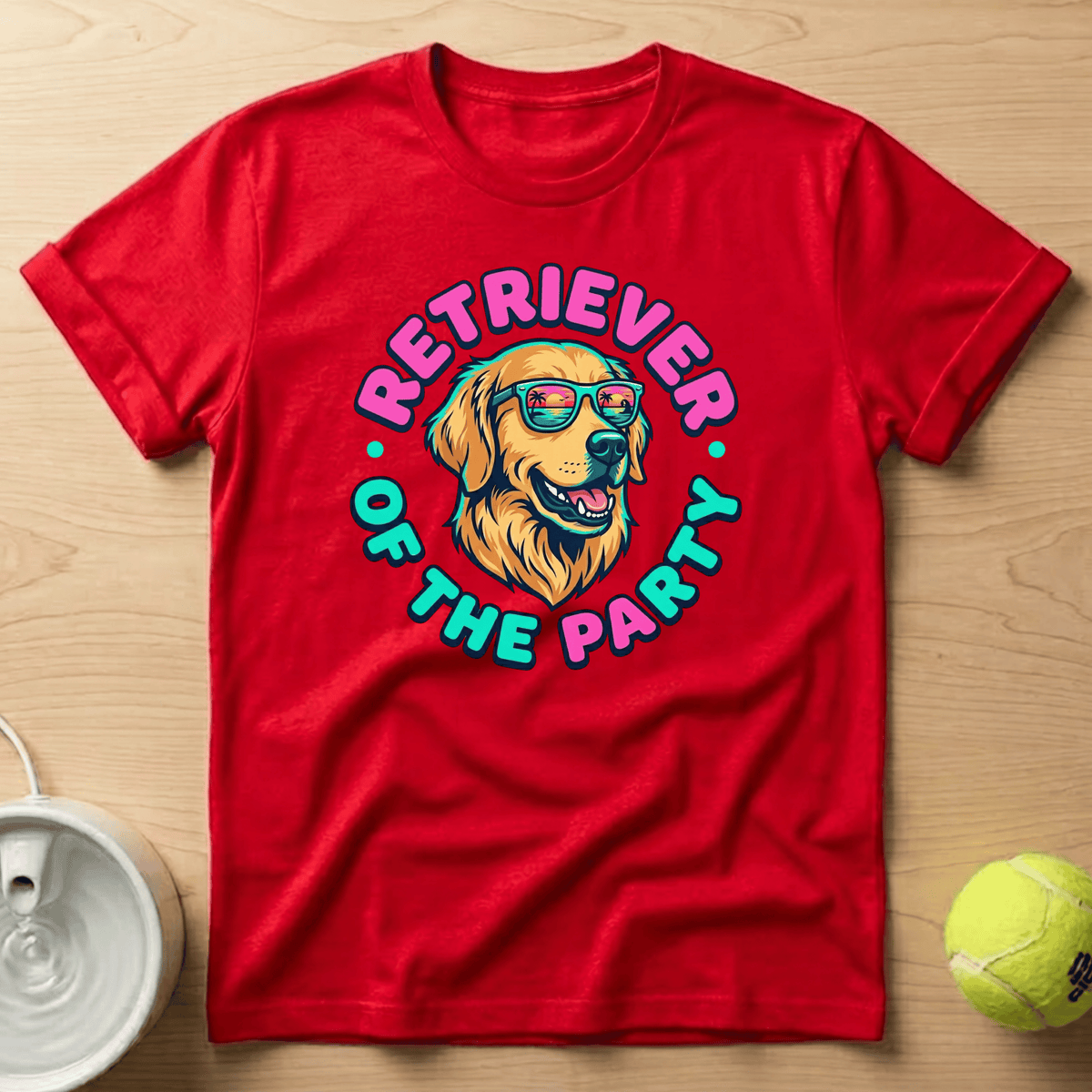 Golden Retriever x Retriever of the Party - T-Shirt