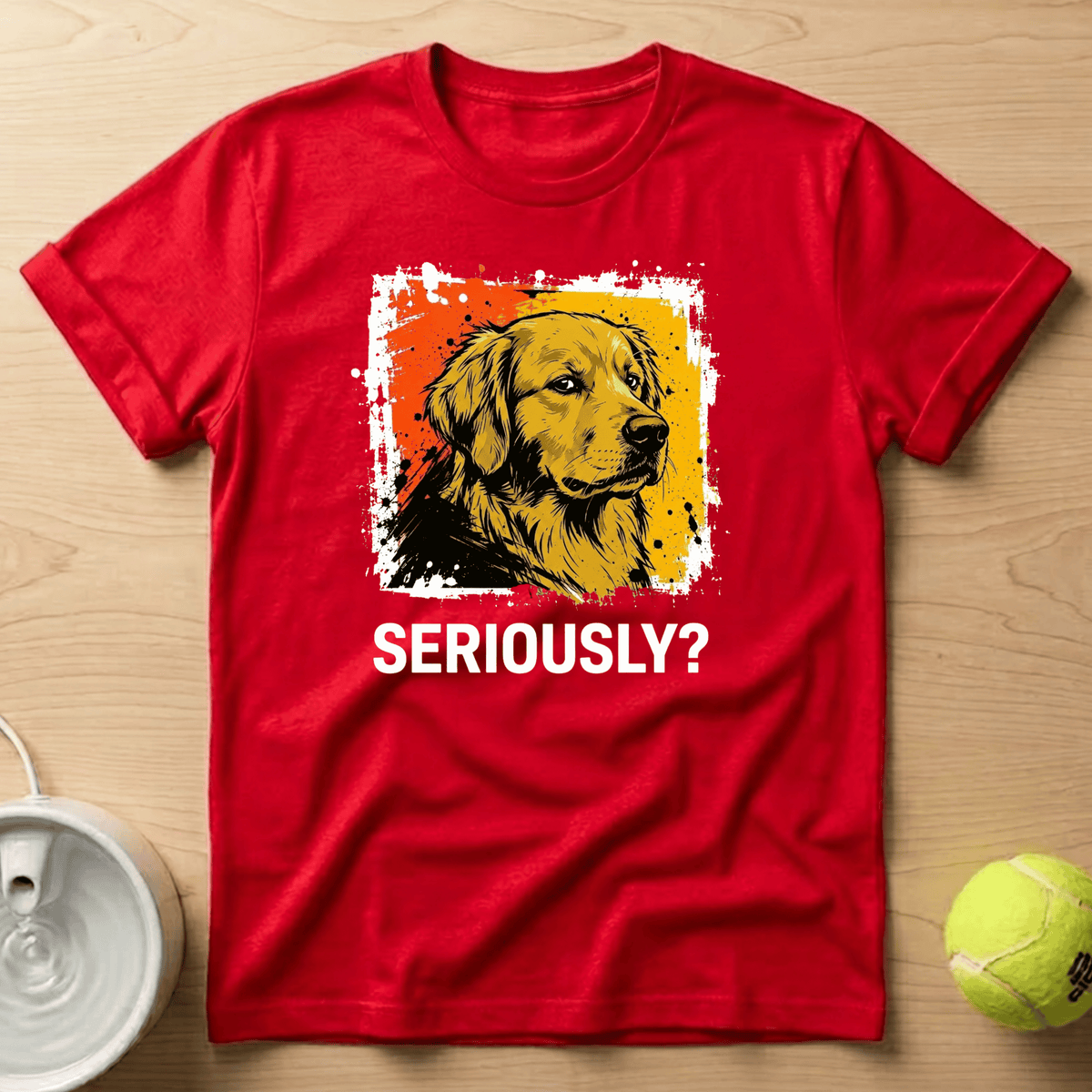 Golden Retriever x Seriously T-shirt