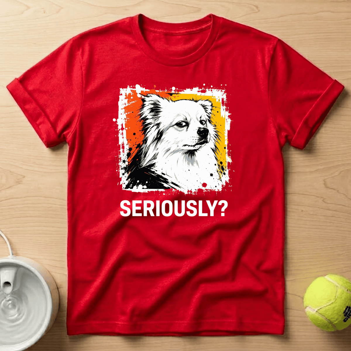 Japanese Spitz x Seriously T-shirt