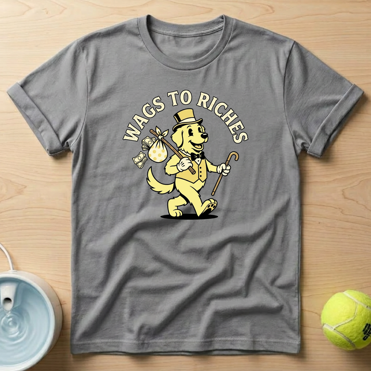 Golden Retriever x Wags to Riches - T-Shirt