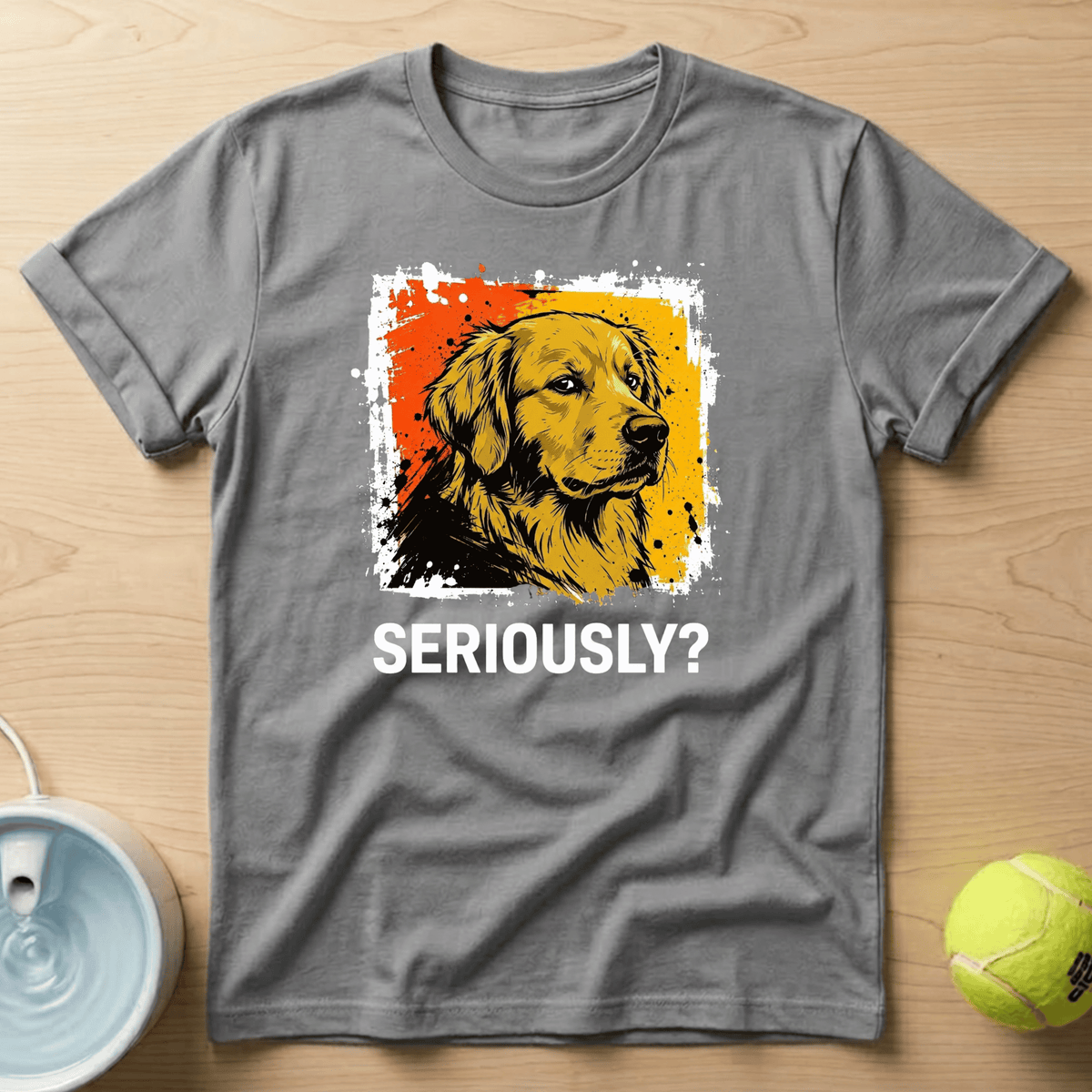 Golden Retriever x Seriously T-shirt