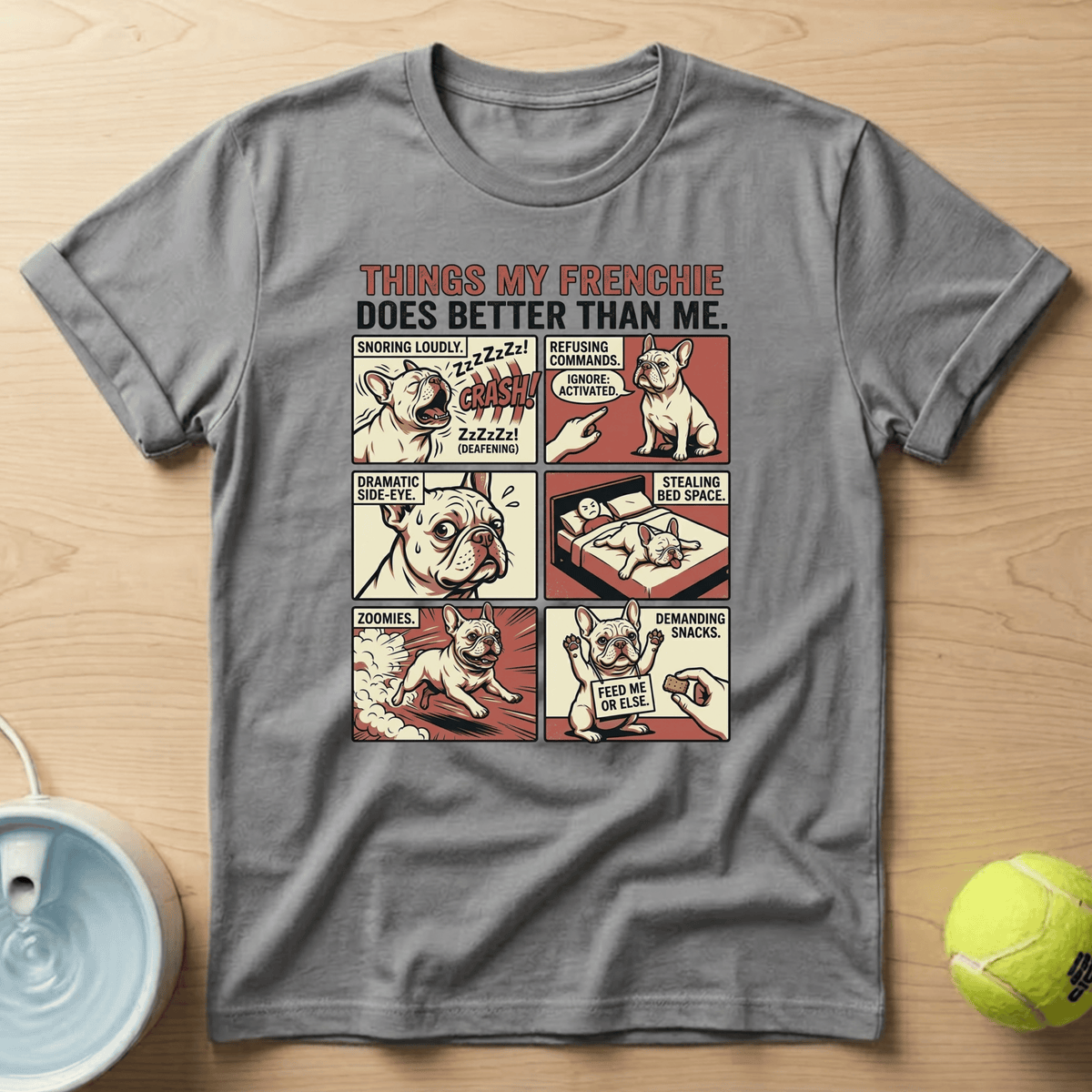 French Bulldog x Comic Strip - T-Shirt