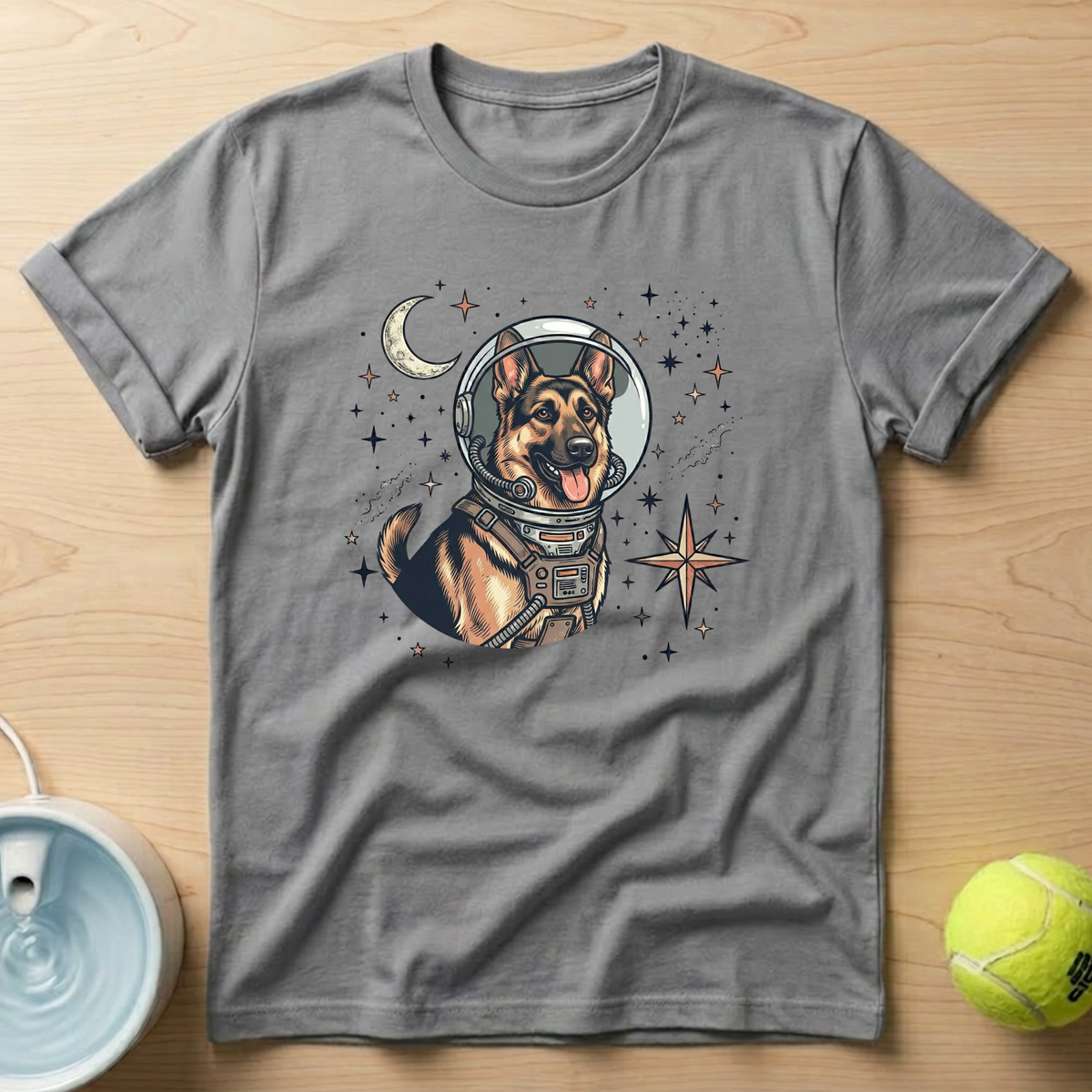 German Shepherd x Spacedogs - T-Shirt
