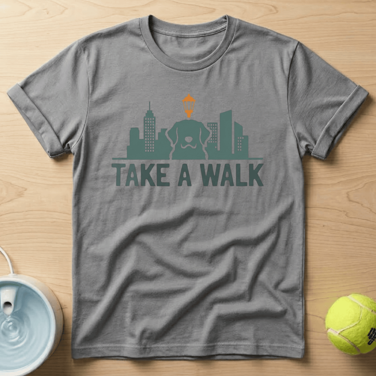 Golden Retriever x Take a walk - T-Shirt