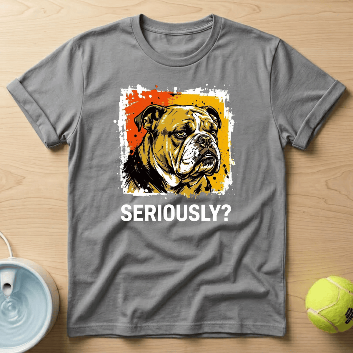 Bulldog x Seriously T-shirt