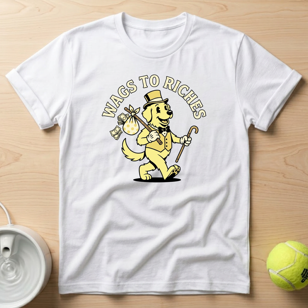 Golden Retriever x Wags to Riches - T-Shirt