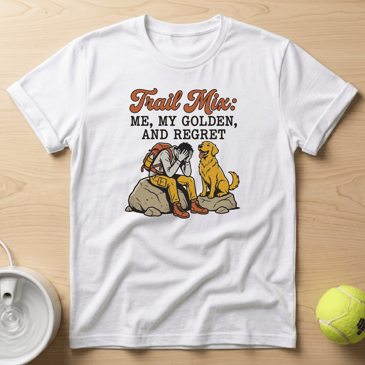 Golden Retriever x Trail Mix - T-Shirt
