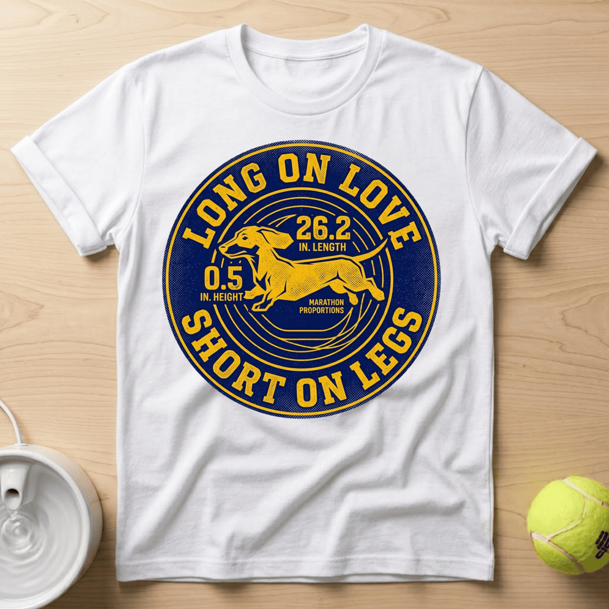 Dachshund x Long on Love, Short on Legs - T-Shirt
