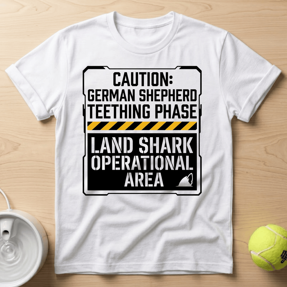 German Shepherd x Land Shark - T-Shirt