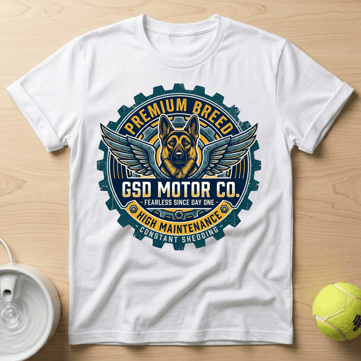 German Shepherd x GSD Motor - T-Shirt
