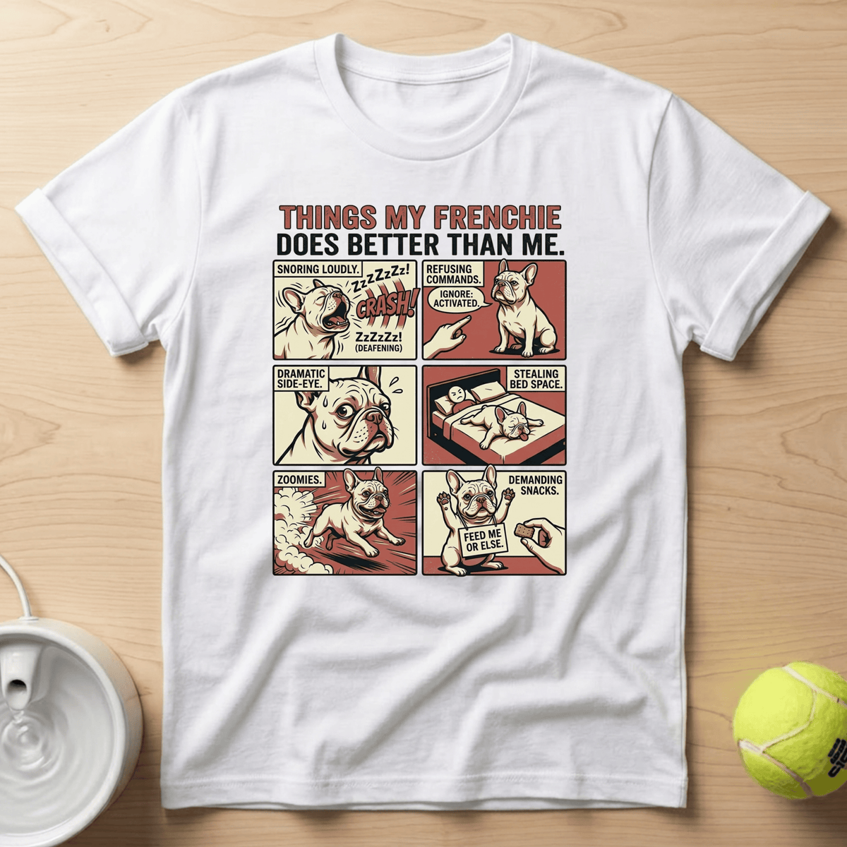 French Bulldog x Comic Strip - T-Shirt