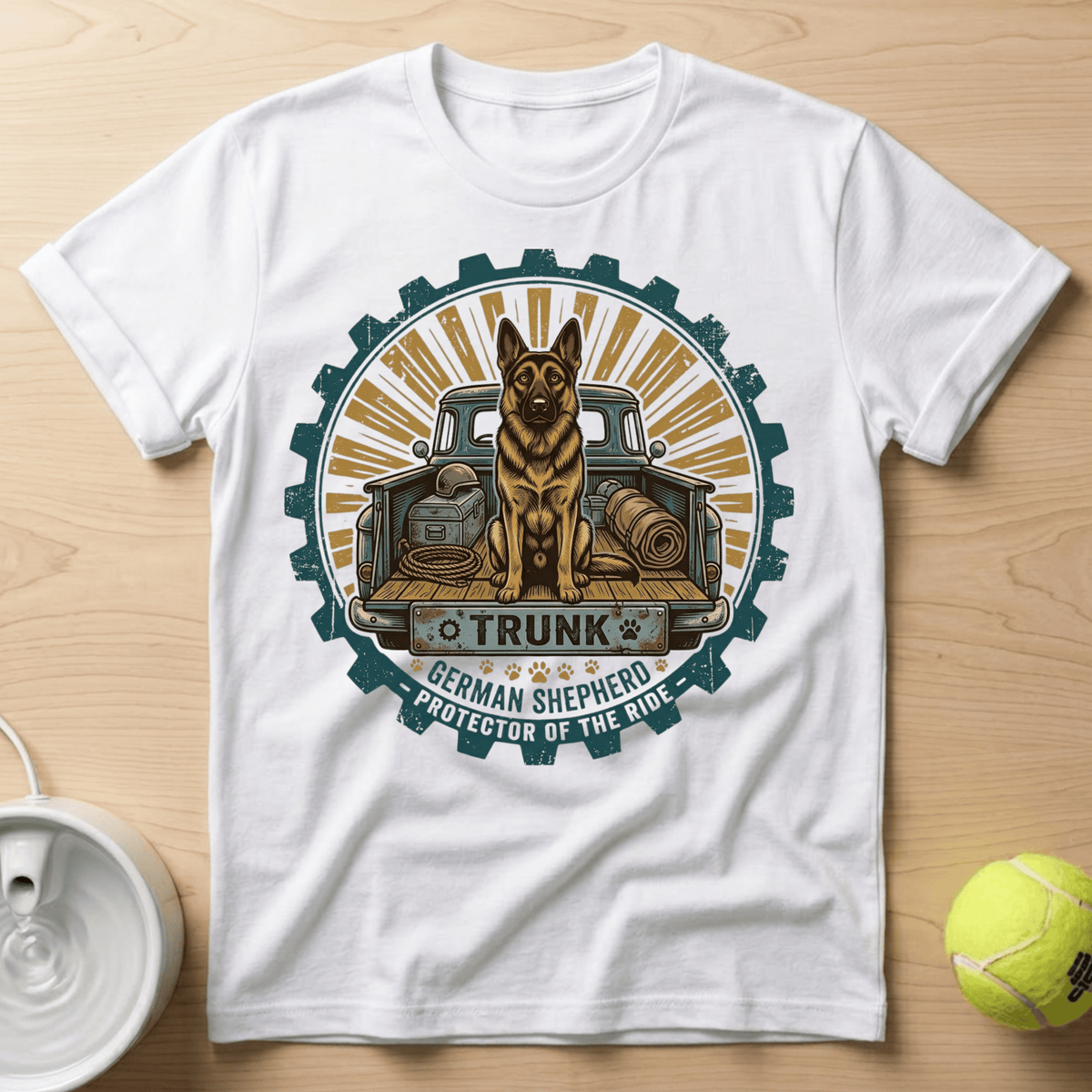 German Shepherd x Protector of the Ride - T-Shirt