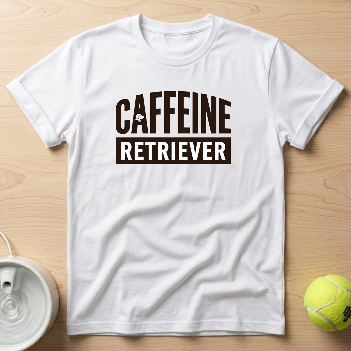 Golden Retriever x Coffee Retriever - T-Shirt