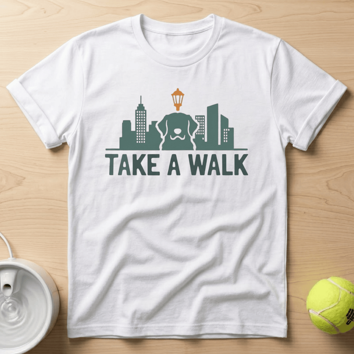 Golden Retriever x Take a walk - T-Shirt