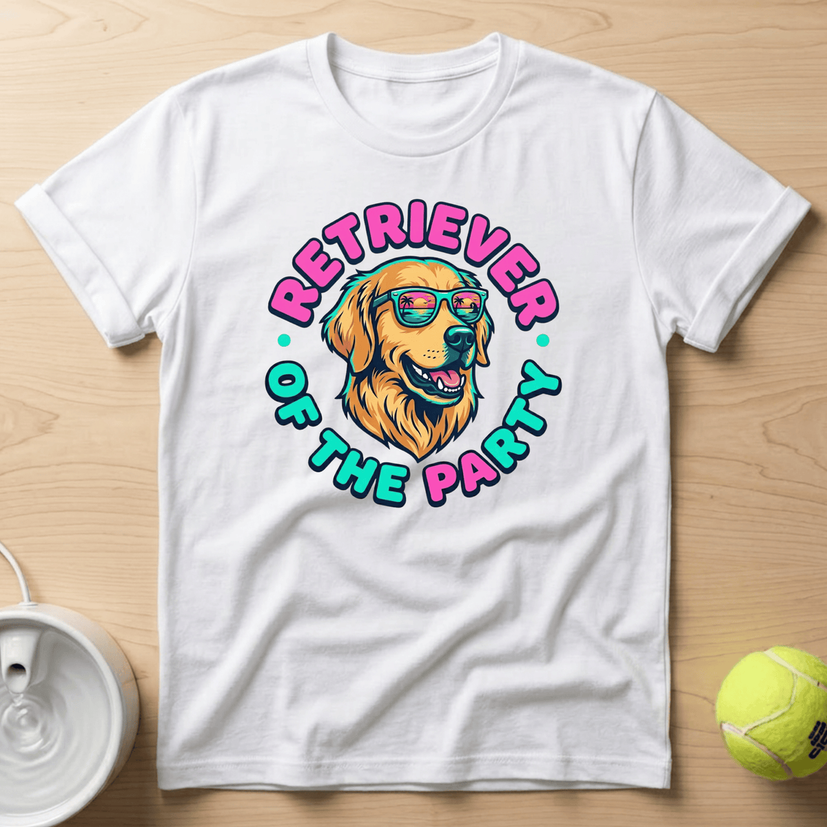Golden Retriever x Retriever of the Party - T-Shirt