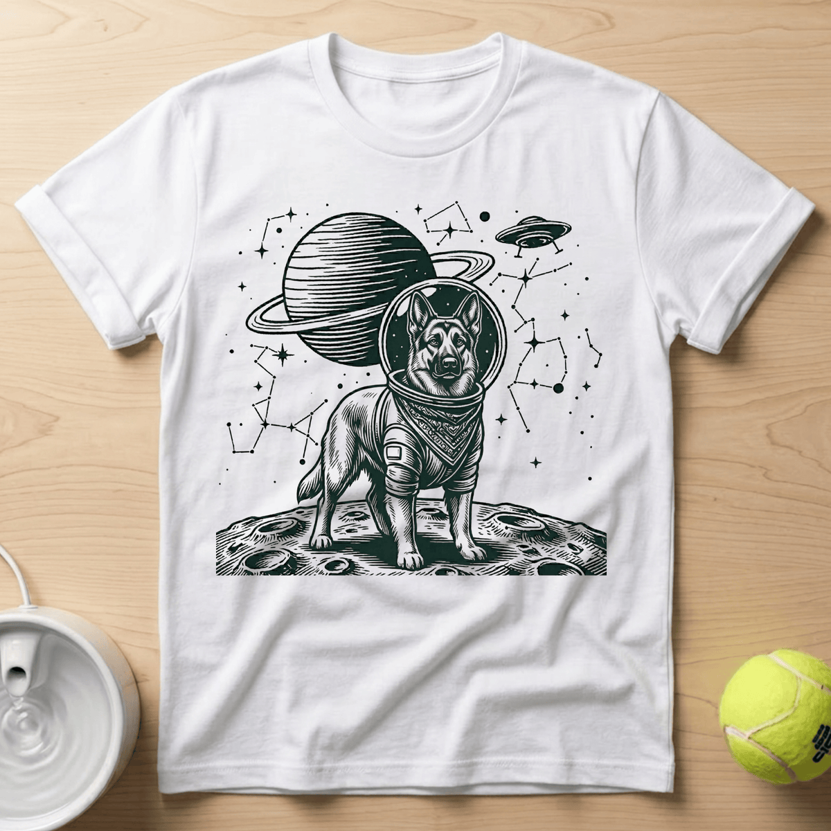 Husky x Astronaut - T-Shirt