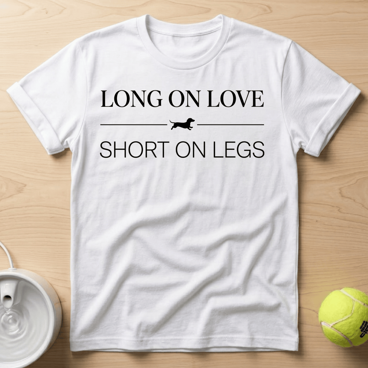 Dachshund x Long on Love, Short on Legs - T-Shirt
