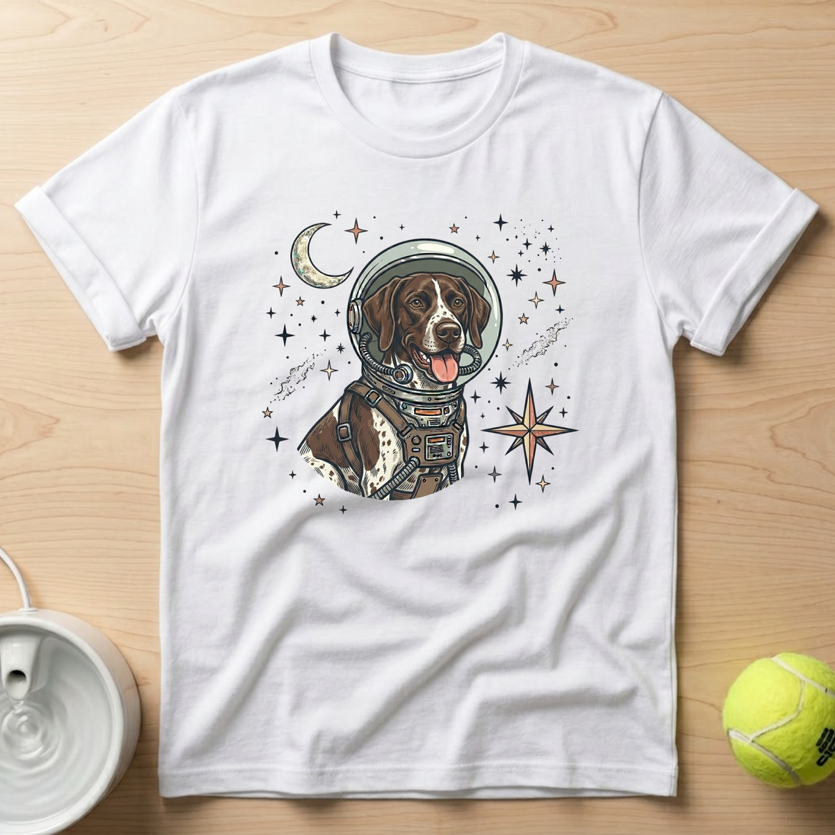 German Shorthaired Pointer x Spacedogs - T-Shirt